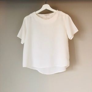 Pieces short sleeve blouse